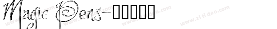 Magic Pens字体转换